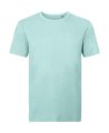 Heren T-shirt Organisch Russell R-108M-0  Aqua